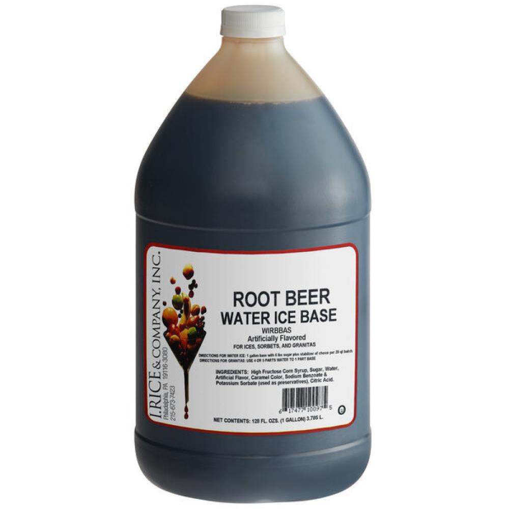 1 Case of Root Beer Water Ice Base - 4/Case