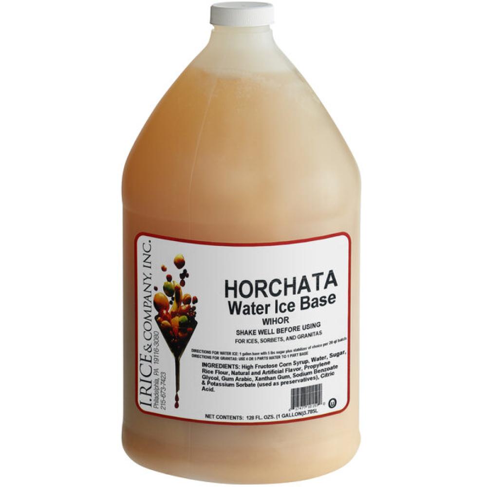 1 Case of Horchata Water Ice Base - 4/Case