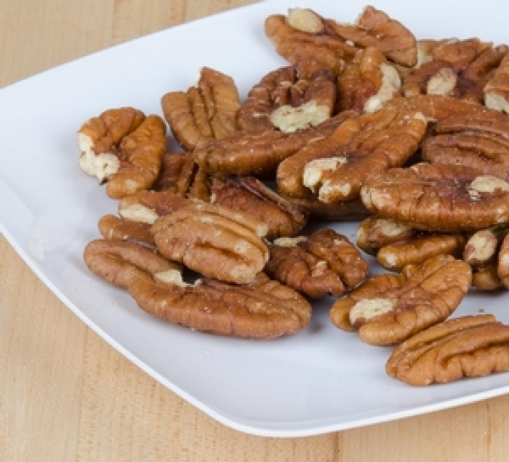 Hickory Harvest Jr. Mammoth Raw Pecan Halves 5 lb.
