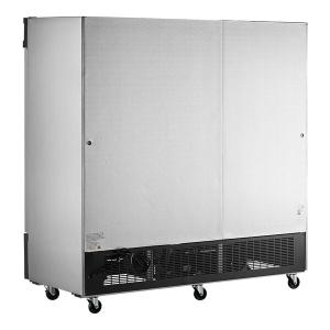 Avantco SS-3R-HC 81 5/16" Stainless Steel Solid Door Reach-In Refrigerator