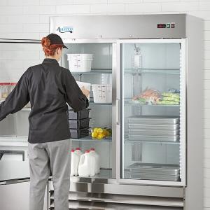 Avantco A-49R-G-HC 54" Glass Door Reach-In Refrigerator