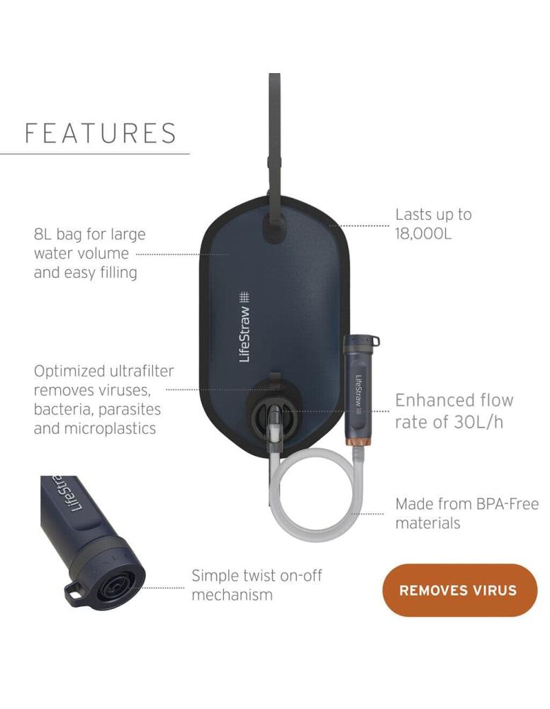 LifeStraw Peak Series Gravity Purifier with virus removal