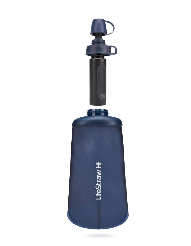 LifeStraw Peak Series Collapsible Squeeze 1L Bottle with Filter
