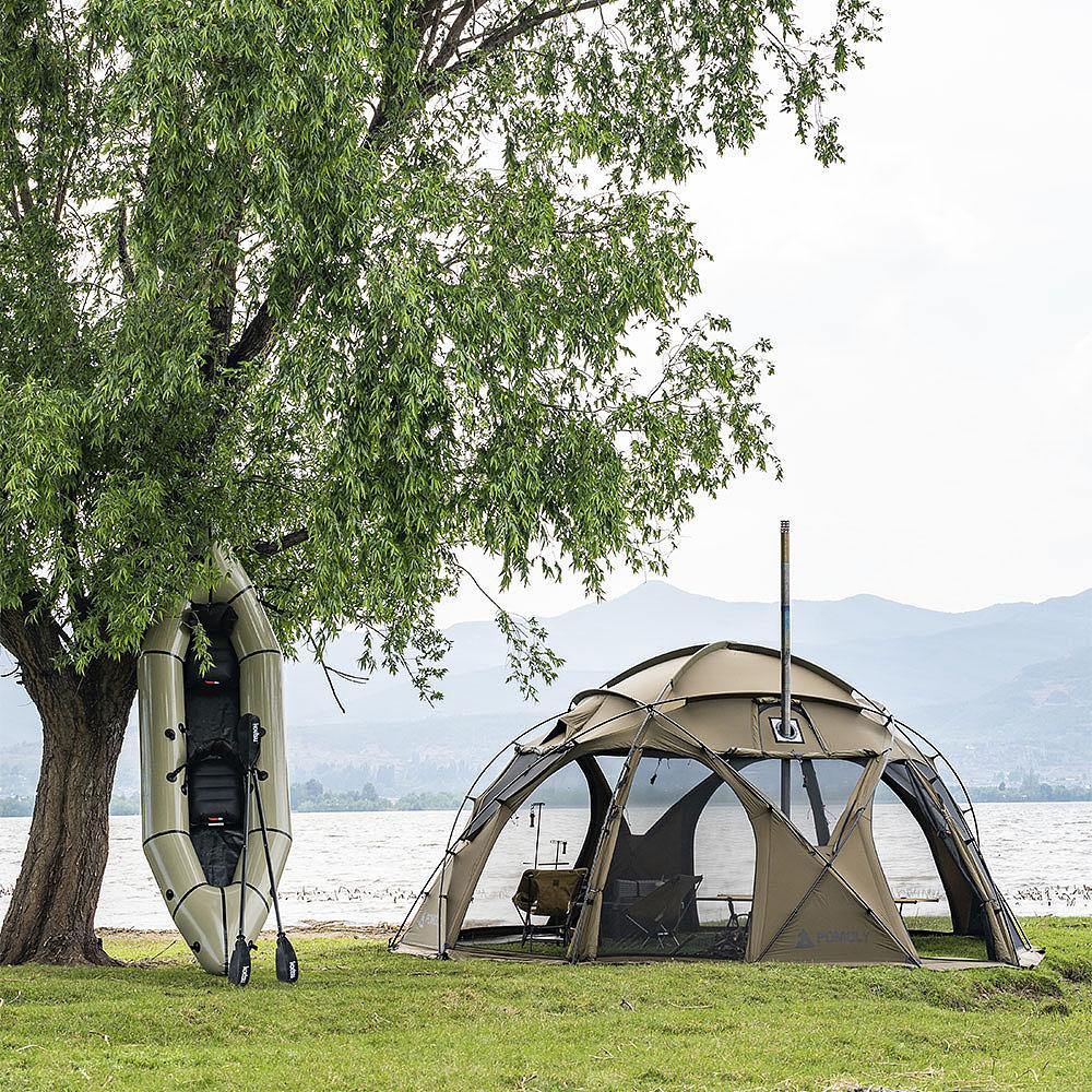 POMOLY Sphere X8 | Freestanding Dome Camping Hot Tent 8P |New Arrival 2025