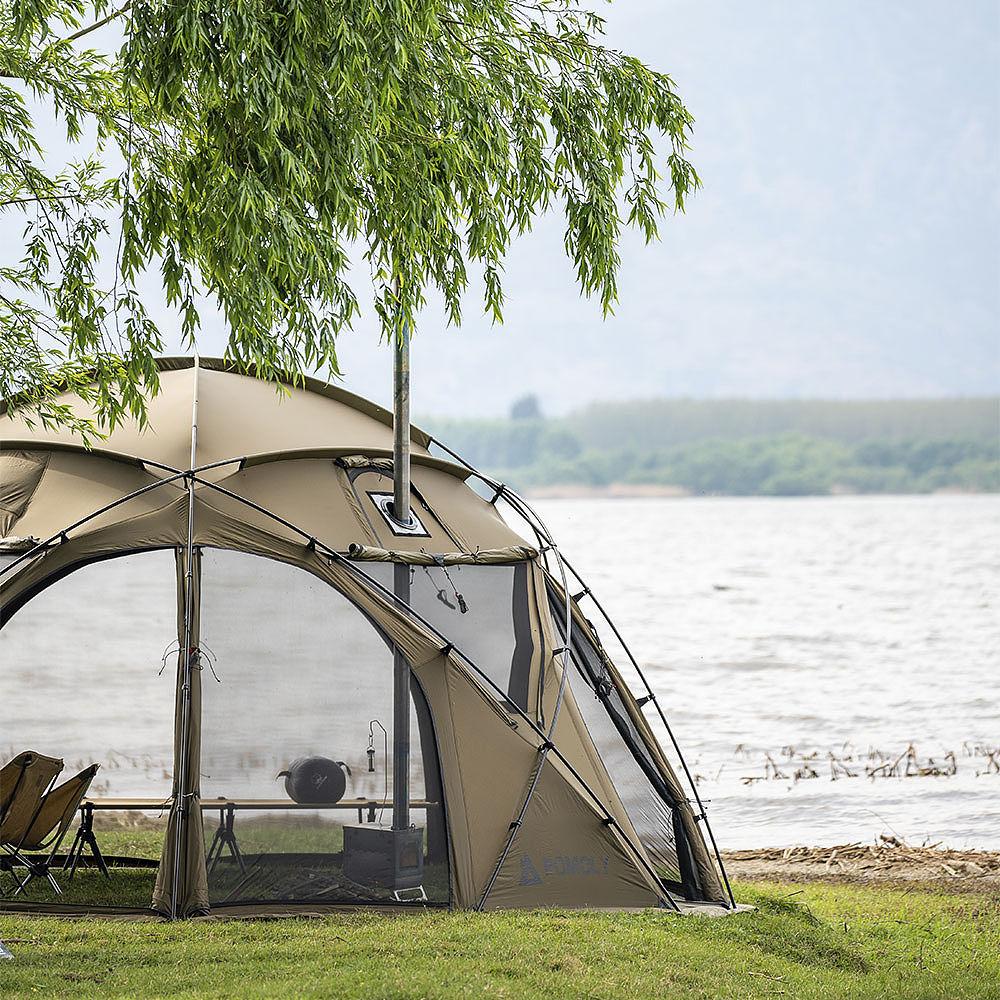 POMOLY Sphere X8 | Freestanding Dome Camping Hot Tent 8P |New Arrival 2025
