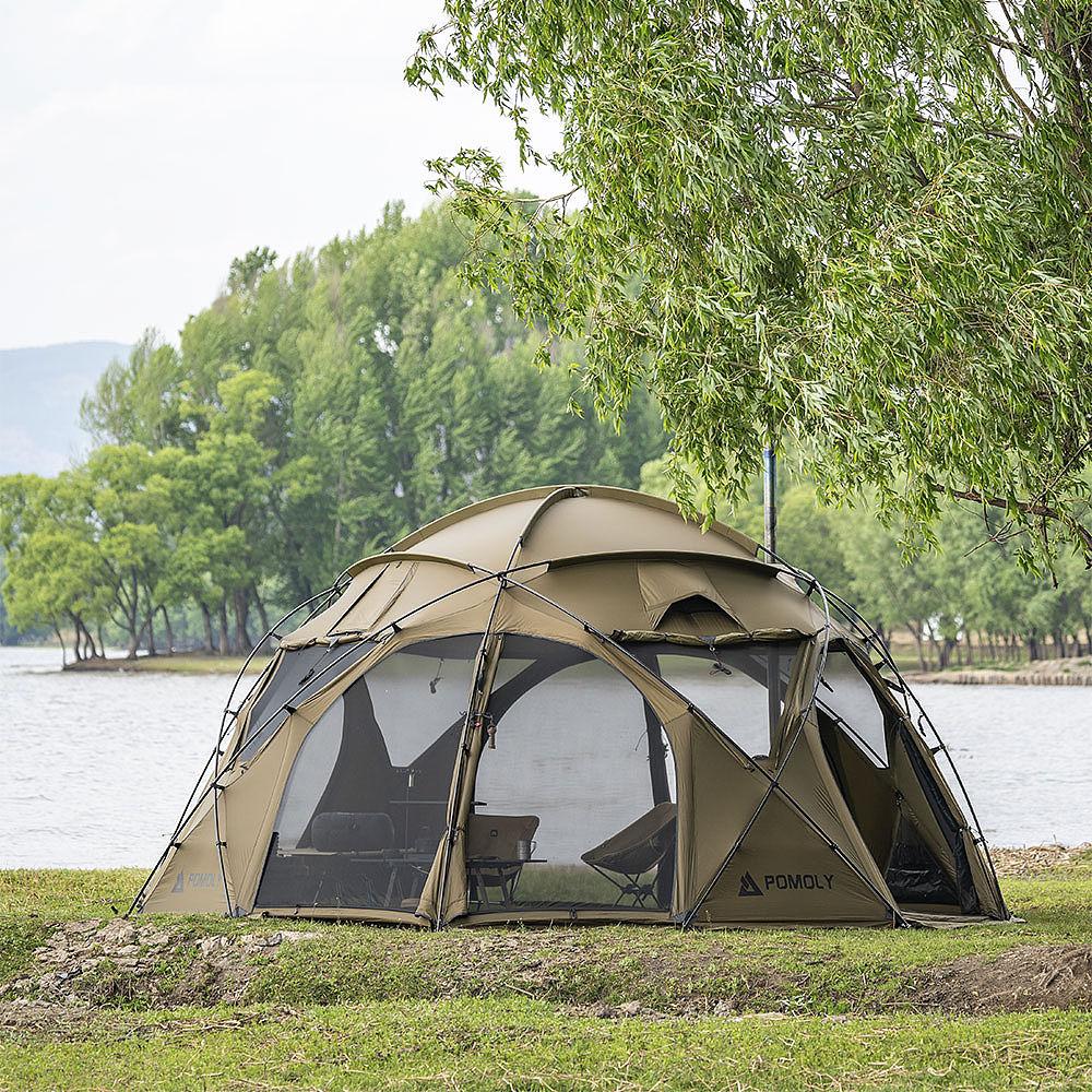 POMOLY Sphere X8 | Freestanding Dome Camping Hot Tent 8P |New Arrival 2025