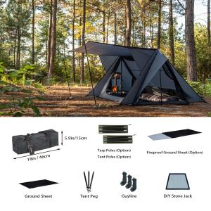 STOVEHUT 20 Blue Grey | Shelter Hot Tent | POMOLY New Arrival 2025