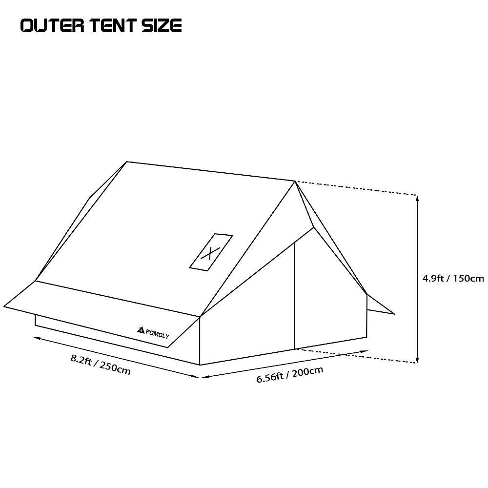 CHALET 70 Pro | Camping Fort Hot Tent | POMOLY New Arrival 2024