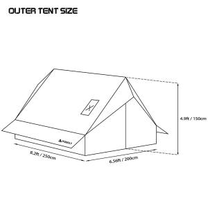 CHALET 70 Pro | Camping Fort Hot Tent | POMOLY New Arrival 2024