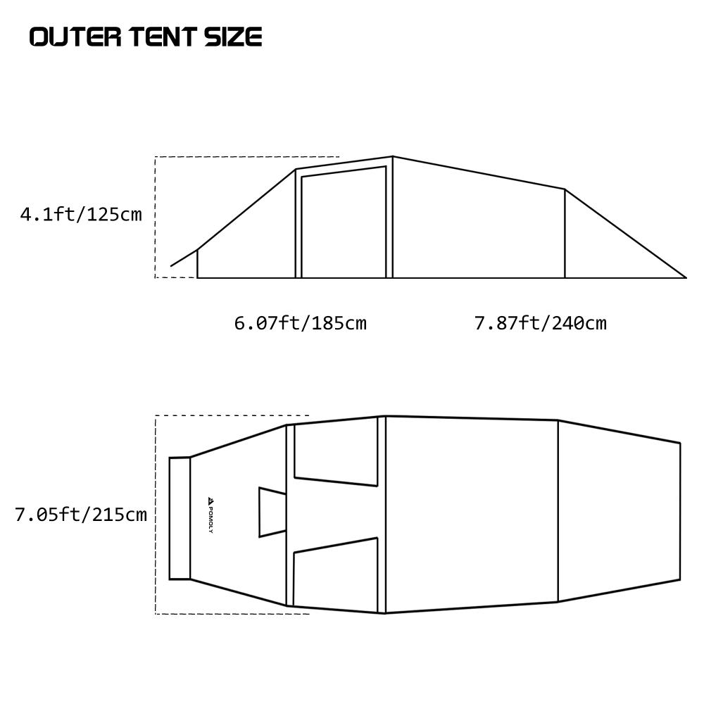 【Pre Order】Locomotive 3 Tunnel Tent with Chimney | POMOLY New Arrival 2024