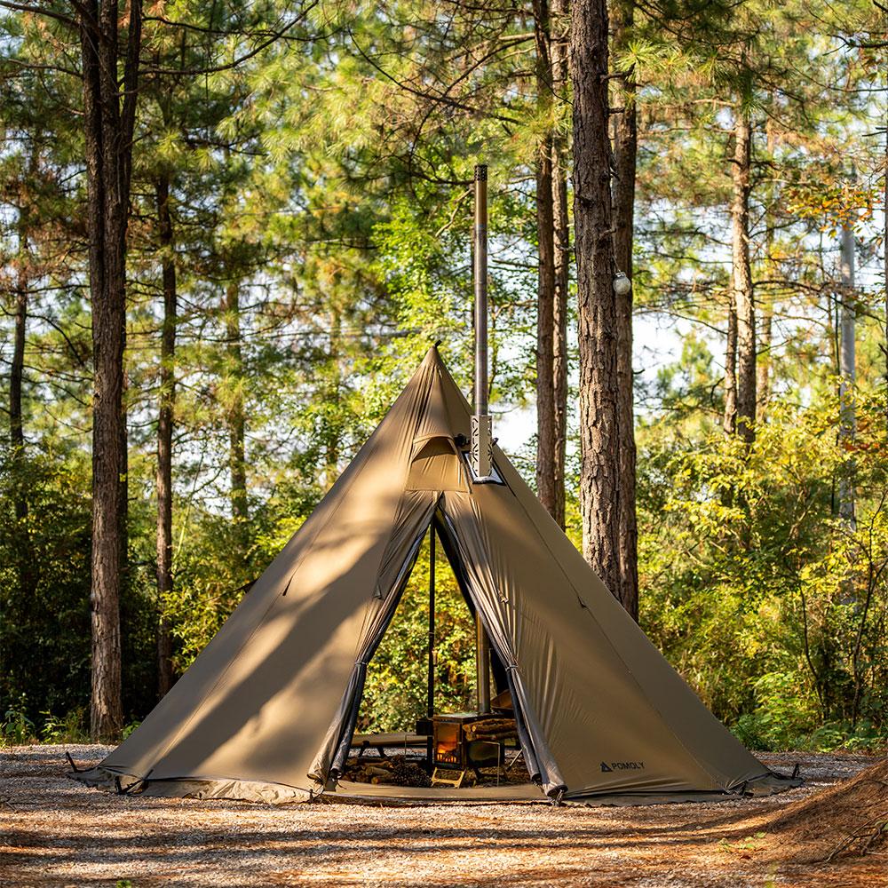 Circle 2 | Outdoor Hot Tent | Tipi Camping Hot Tent | POMOLY New Arrival 2025