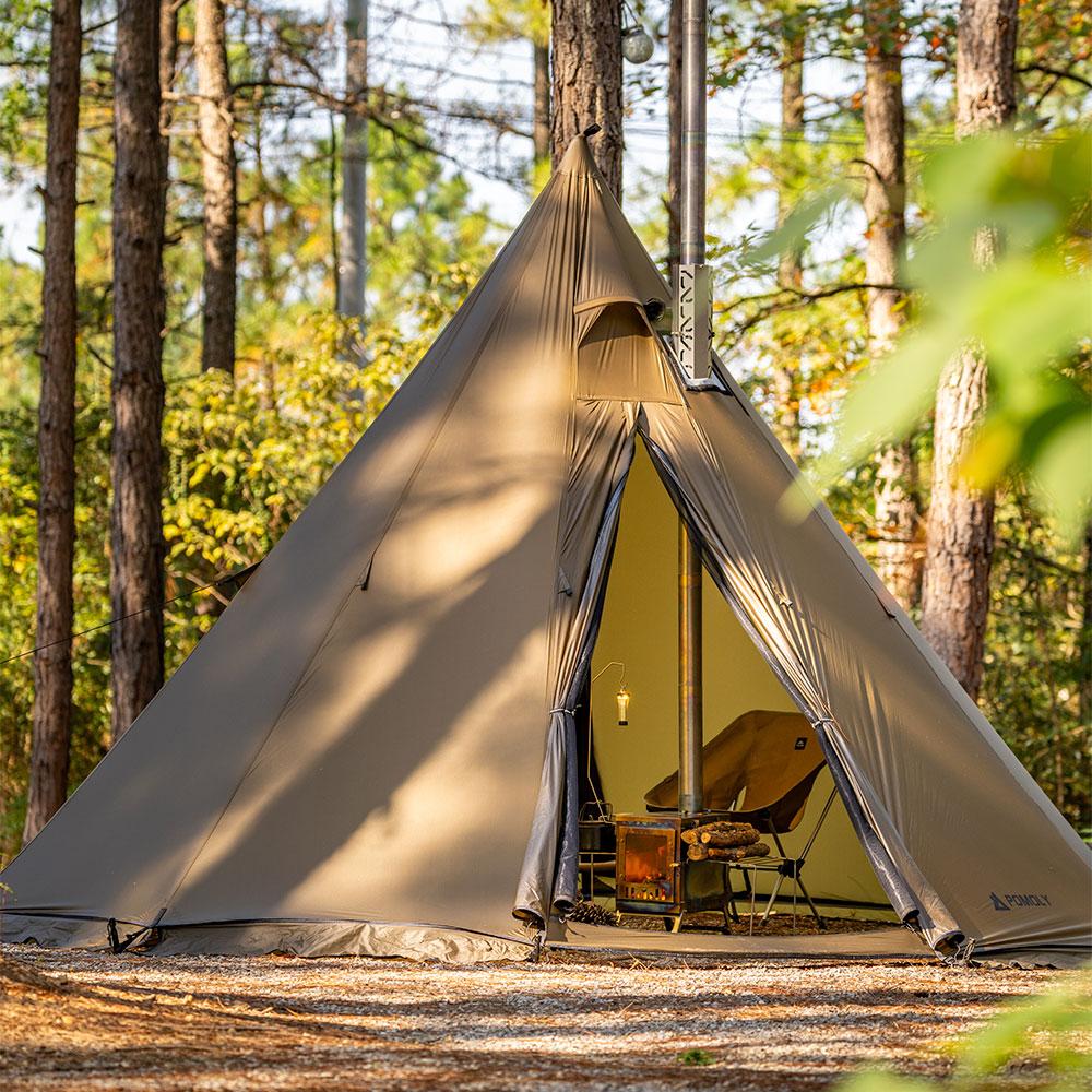 Circle 2 | Outdoor Hot Tent | Tipi Camping Hot Tent | POMOLY New Arrival 2025