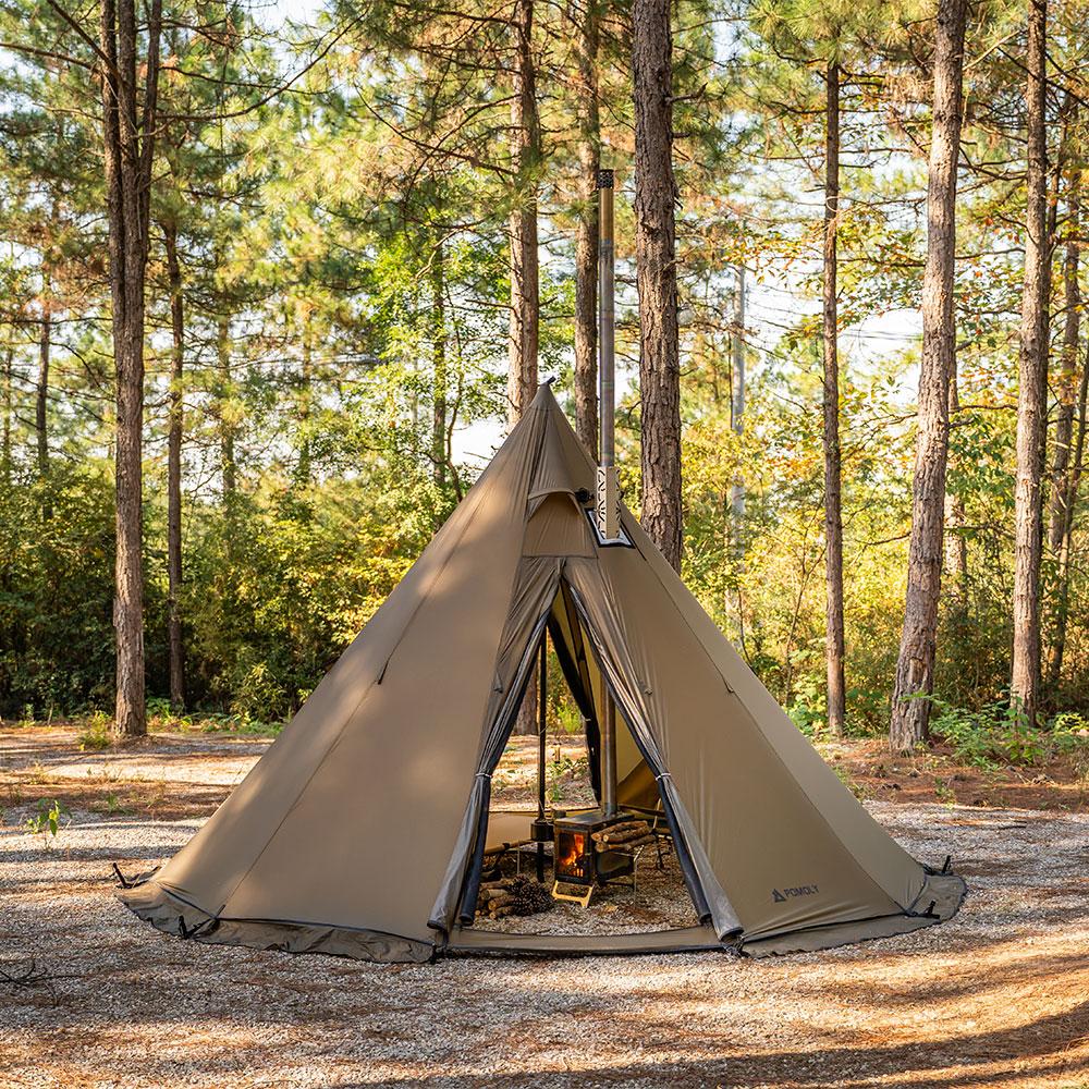 Circle 2 | Outdoor Hot Tent | Tipi Camping Hot Tent | POMOLY New Arrival 2025