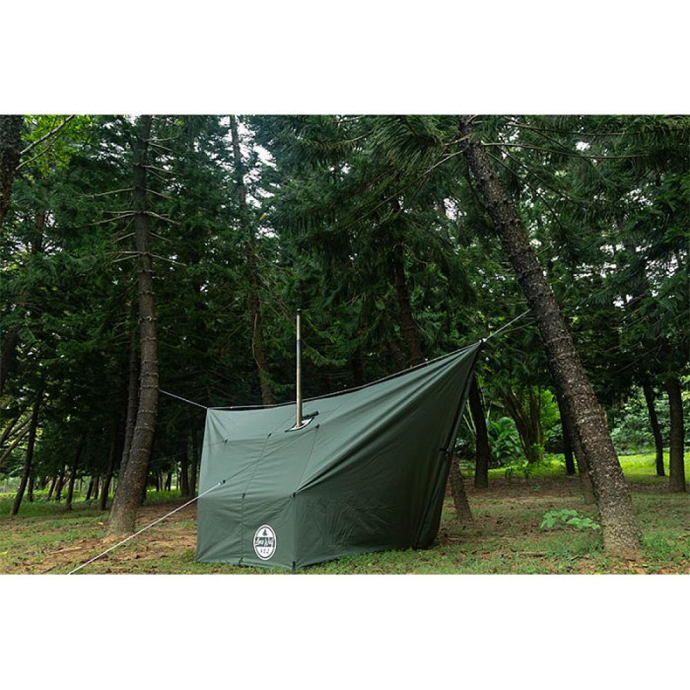 Rhombus Hammock Hot Tarp | Lonewolf902 Canvas Hot Shelter for Hammock Camping