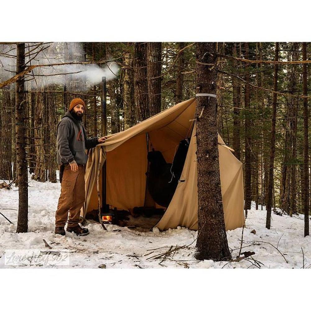 Rhombus Hammock Hot Tarp | Lonewolf902 Canvas Hot Shelter for Hammock Camping