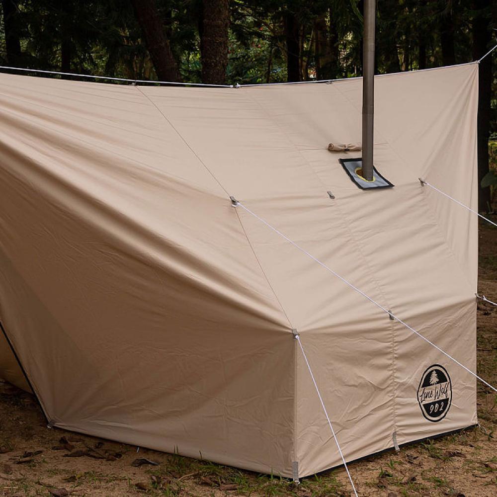 Rhombus Hammock Hot Tarp | Lonewolf902 Canvas Hot Shelter for Hammock Camping