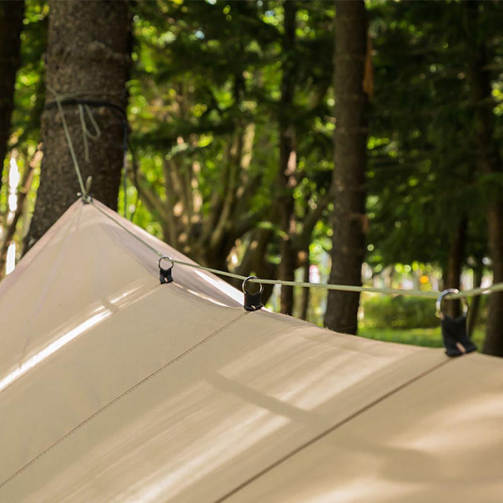 Rhombus Hammock Hot Tarp | Lonewolf902 Canvas Hot Shelter for Hammock Camping