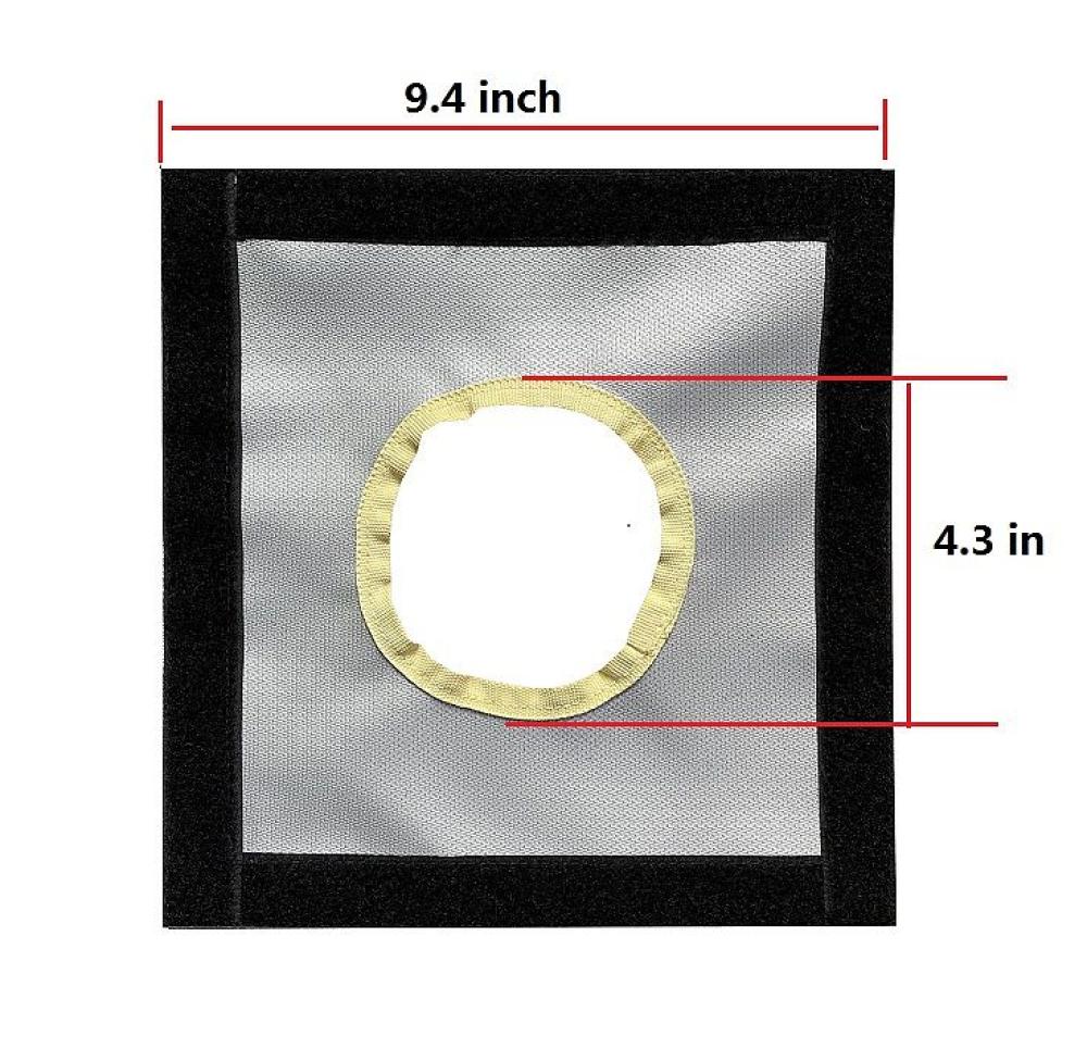 Fireproof Stove Jack Cloth For Hot Tent DIY Stovepipe Hole for use with Pomoly Tents!