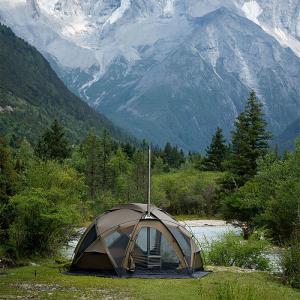 POMOLY Dome X4 Pro | Freestanding Tent Large Round Hot Tent for 2-4 Person