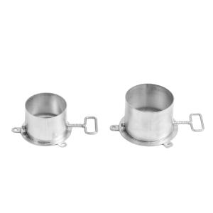 Φ 2.36in / 2.76in ( Φ 6cm / 7cm ) Titanium Stove Chimney Damper Base | POMOLY