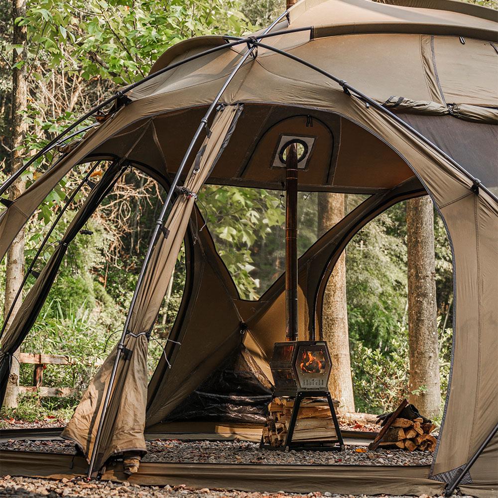 Hive Wood Stove | Hive Hexagon Tent Stove | POMOLY New Arrival 2025
