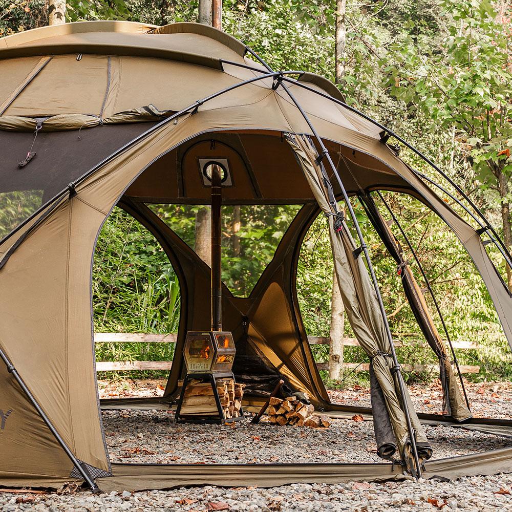 Hive Wood Stove | Hive Hexagon Tent Stove | POMOLY New Arrival 2025