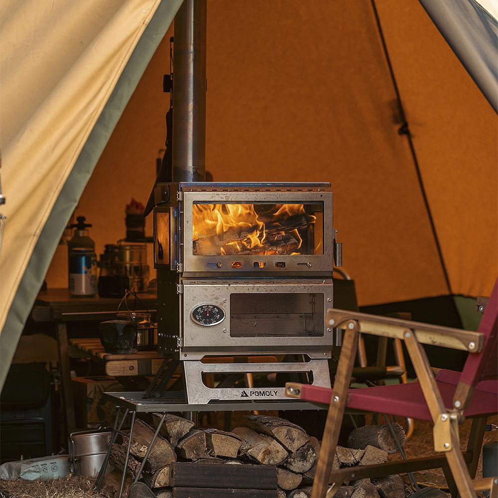 Baker Ti | POMOLY Oven Stove | Portable Oven Tent Wood Stove | POMOLY New Arrival 2025