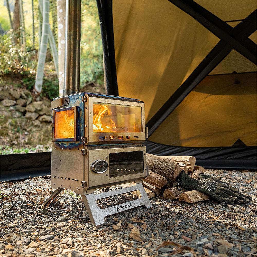 Baker Ti | POMOLY Oven Stove | Portable Oven Tent Wood Stove | POMOLY New Arrival 2025