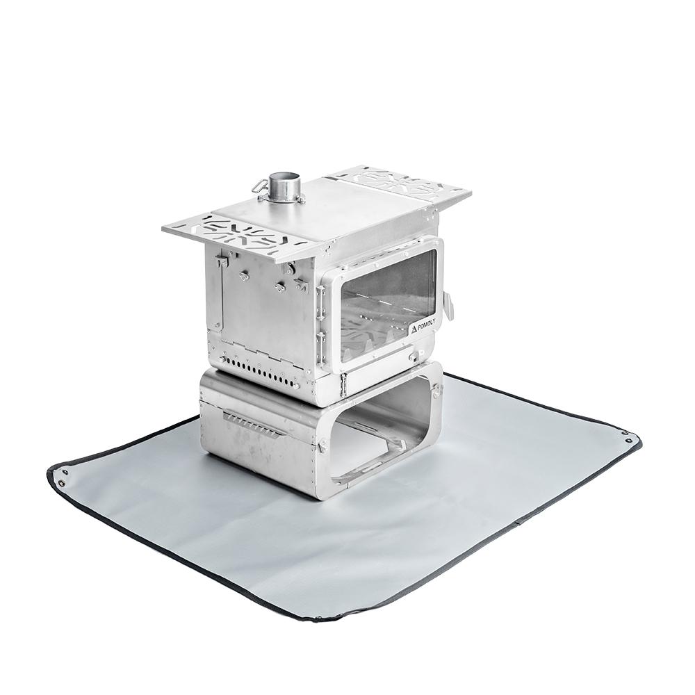 POMOLY Stove Ember Mat | Fire Pit Mat | Tent Footprint Protector | 36.2in  x 28.7in  (92 cm x 73 cm)