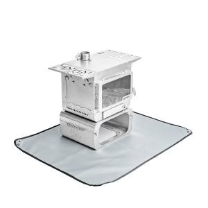POMOLY Stove Ember Mat | Fire Pit Mat | Tent Footprint Protector | 36.2in  x 28.7in  (92 cm x 73 cm)