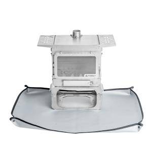 POMOLY Stove Ember Mat | Fire Pit Mat | Tent Footprint Protector | 36.2in  x 28.7in  (92 cm x 73 cm)