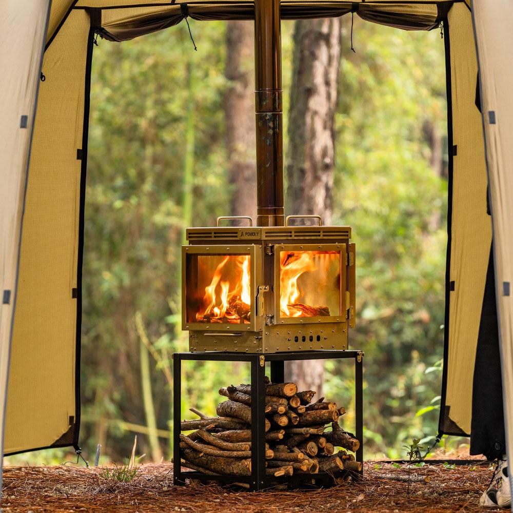 Cube 4 | Outdoor Wood Stove | POMOLY New Arrival 2025