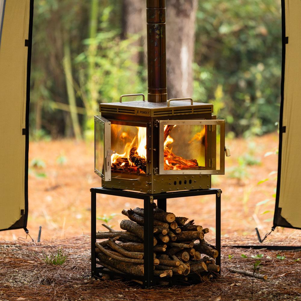 Cube 4 | Outdoor Wood Stove | POMOLY New Arrival 2025