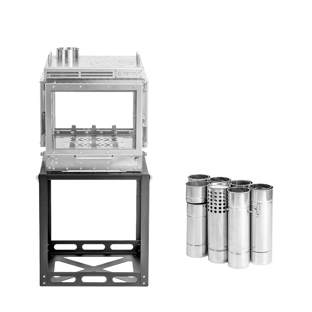 Cube 4 | Outdoor Wood Stove | POMOLY New Arrival 2025