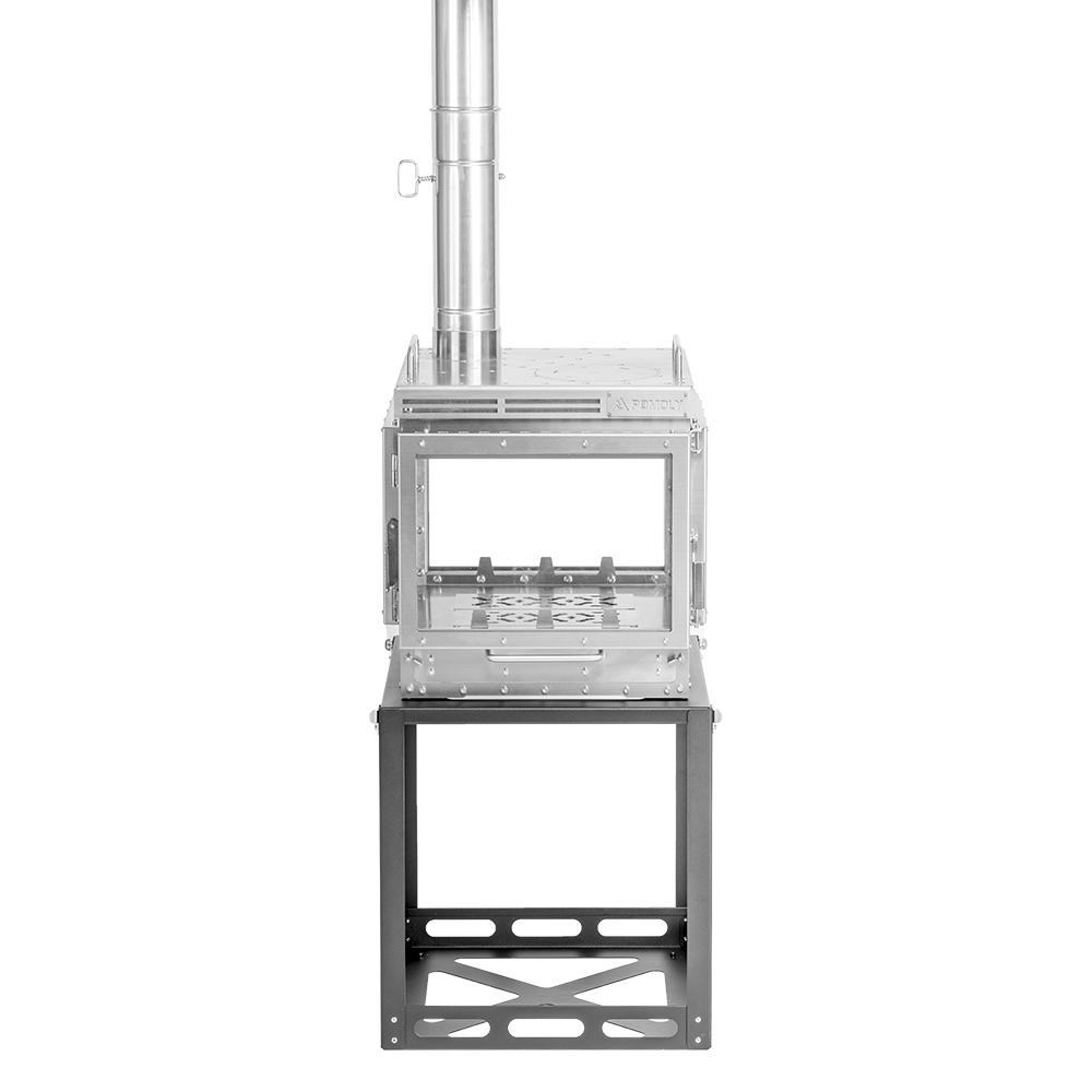 Cube 4 | Outdoor Wood Stove | POMOLY New Arrival 2025