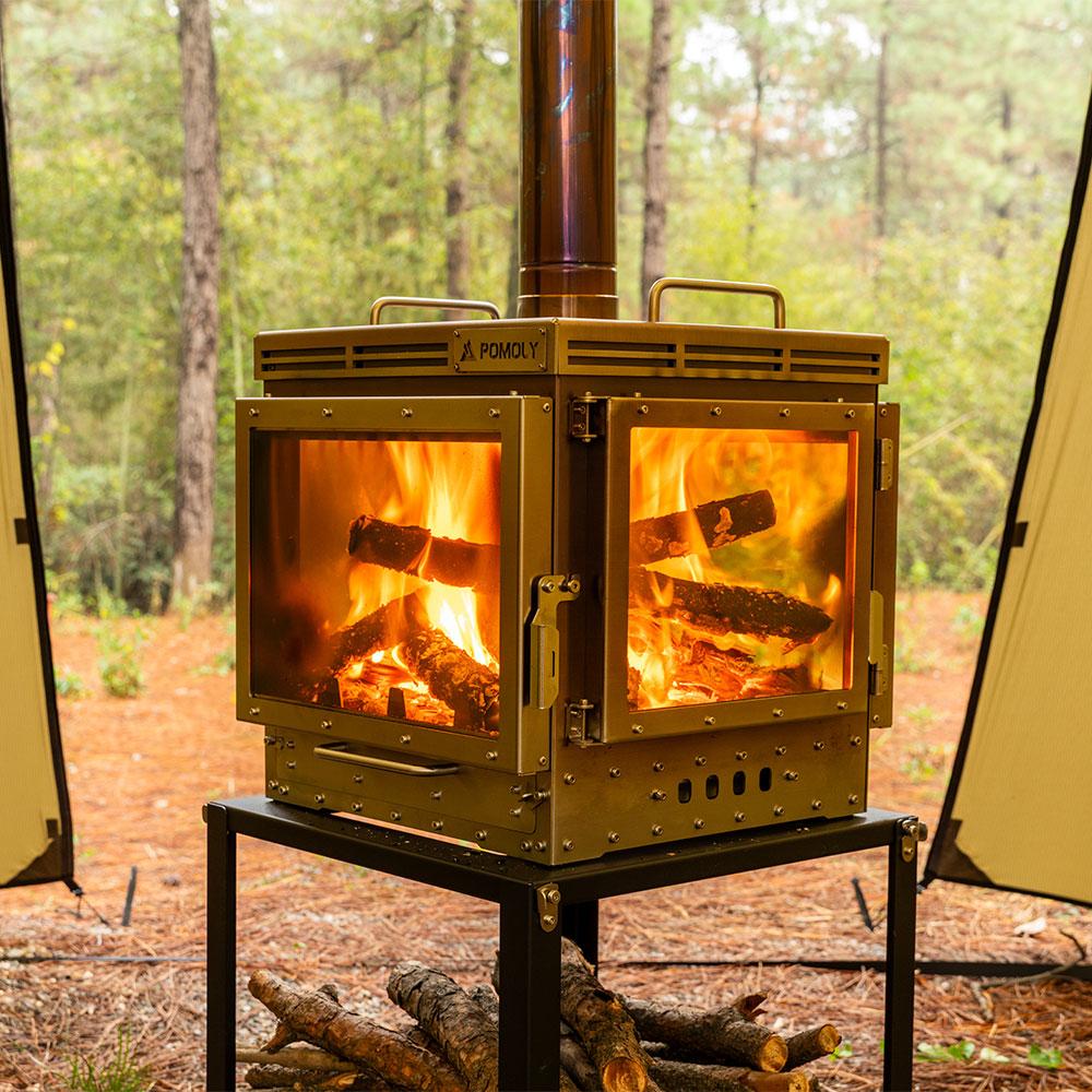 Cube 4 | Outdoor Wood Stove | POMOLY New Arrival 2025
