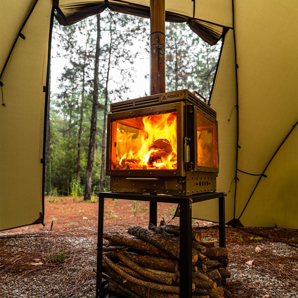 Cube 4 | Outdoor Wood Stove | POMOLY New Arrival 2025