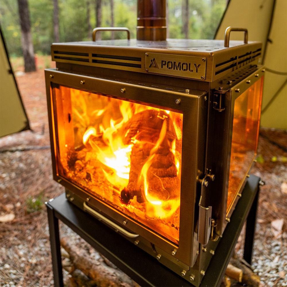 Cube 4 | Outdoor Wood Stove | POMOLY New Arrival 2025