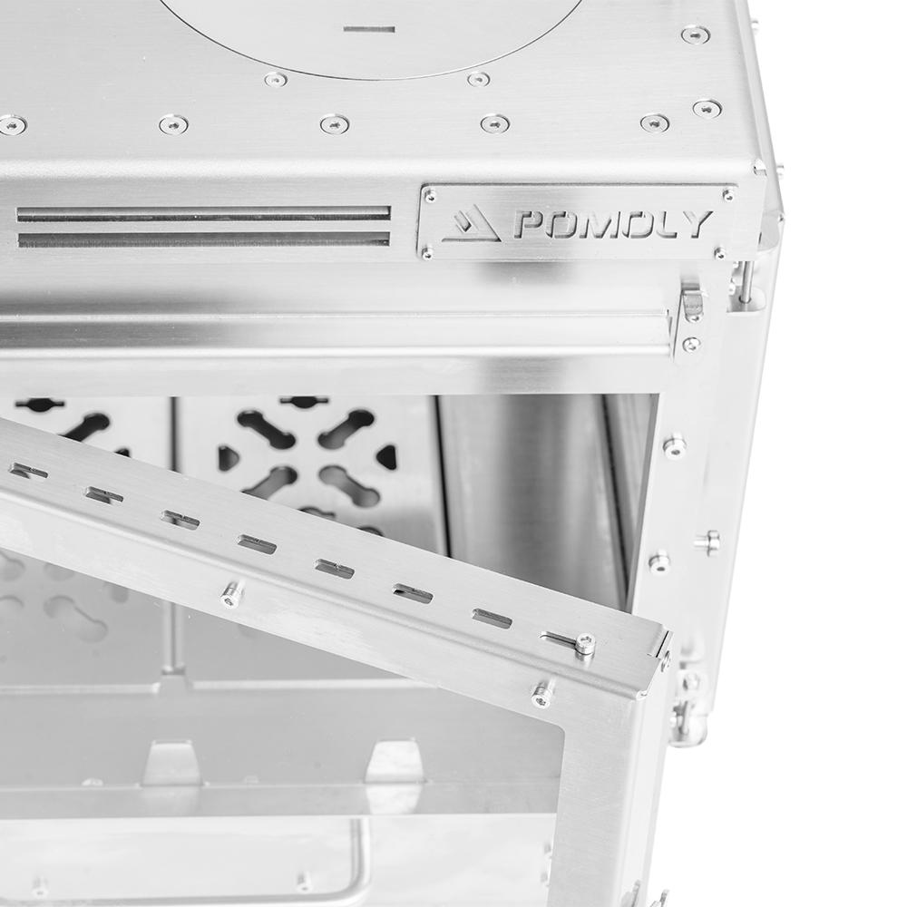 Cube 4 | Outdoor Wood Stove | POMOLY New Arrival 2025