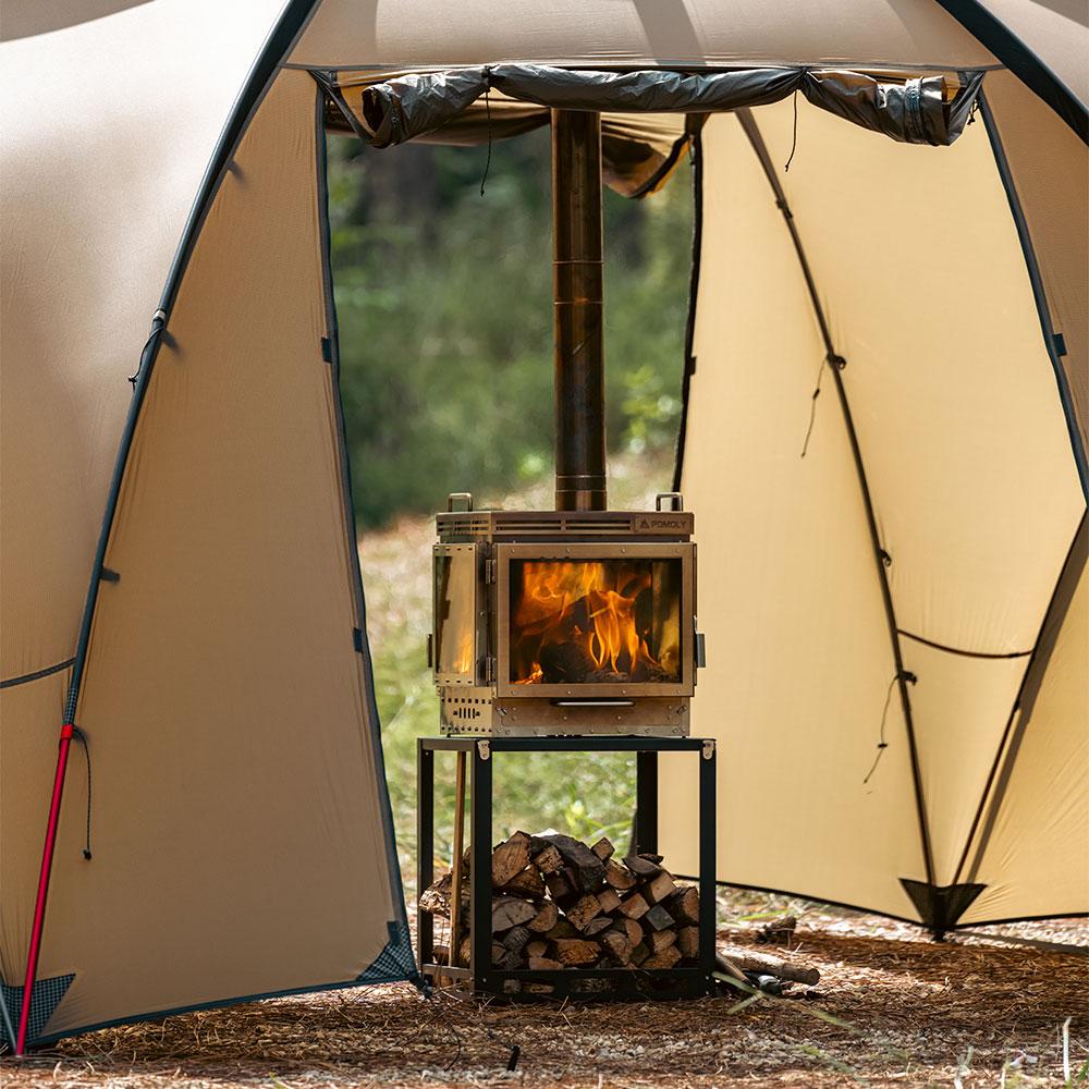 Cube 4 | Outdoor Wood Stove | POMOLY New Arrival 2025