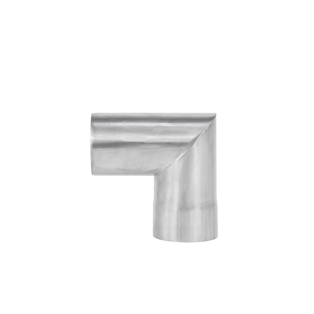 Two 45 Degree Titanium Chimney Sections | Φ2.76in x 2 Sections (Φ7cm) Titanium Stove Pipe for Wood Stove | POMOLY