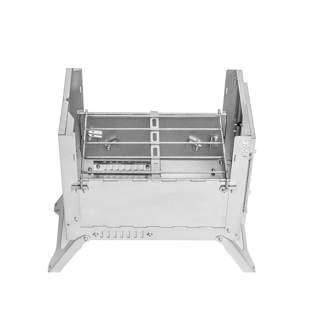 Titanium Campfire Grill & Side Shelves | 2-in-1 Accessories for X-Ti Series Stove | POMOLY New Arrival 2025