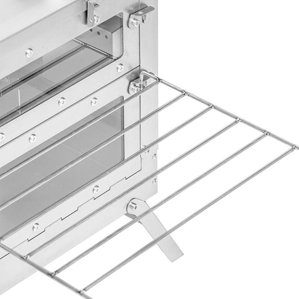 Titanium Campfire Grill & Side Shelves | 2-in-1 Accessories for X-Ti Series Stove | POMOLY New Arrival 2025