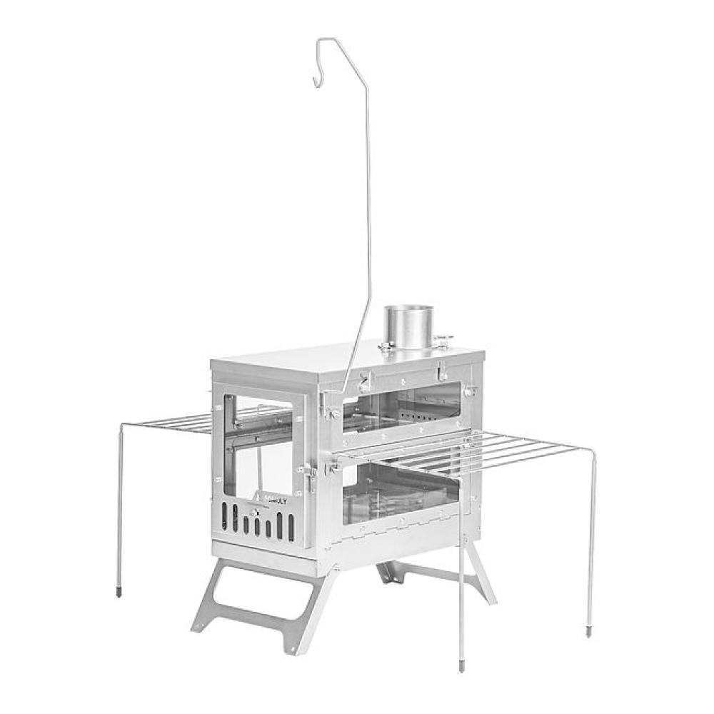 X-Ti Max 5 | Double-Fold Titanium Wood Stove | POMOLY New Arrival 2025