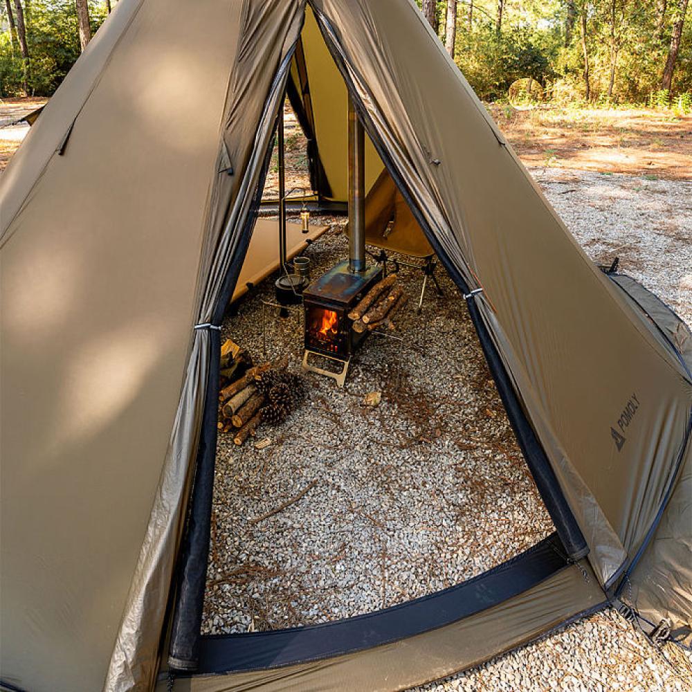 X-Ti Max | Double-Fold Titanium Wood Stove | POMOLY New Arrival 2025