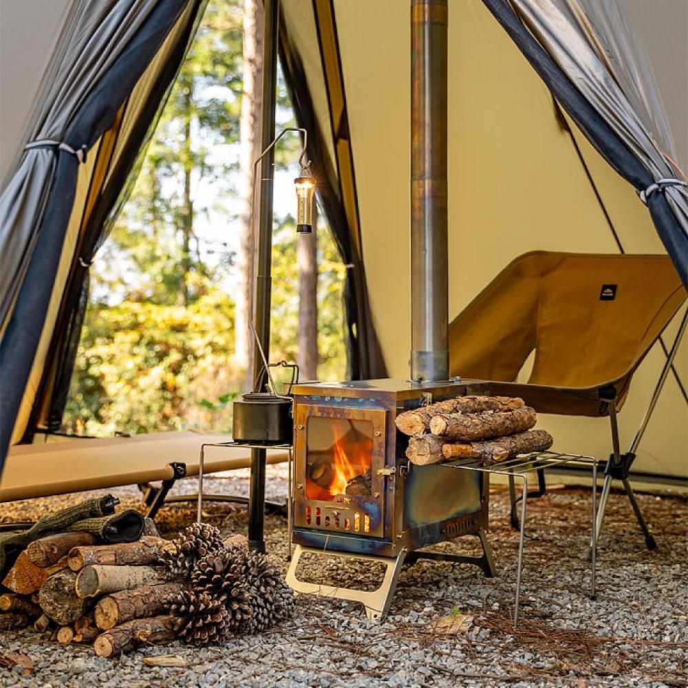 X-Ti Max | Double-Fold Titanium Wood Stove | POMOLY New Arrival 2025