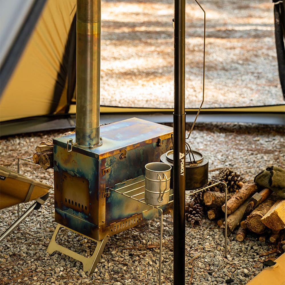 X-Ti Max | Double-Fold Titanium Wood Stove | POMOLY New Arrival 2025