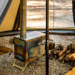 X-Ti Max | Double-Fold Titanium Wood Stove | POMOLY New Arrival 2025