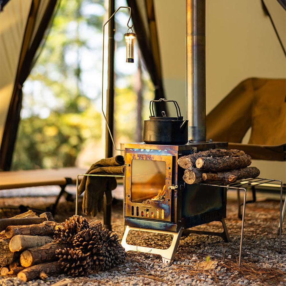 X-Ti Max | Double-Fold Titanium Wood Stove | POMOLY New Arrival 2025