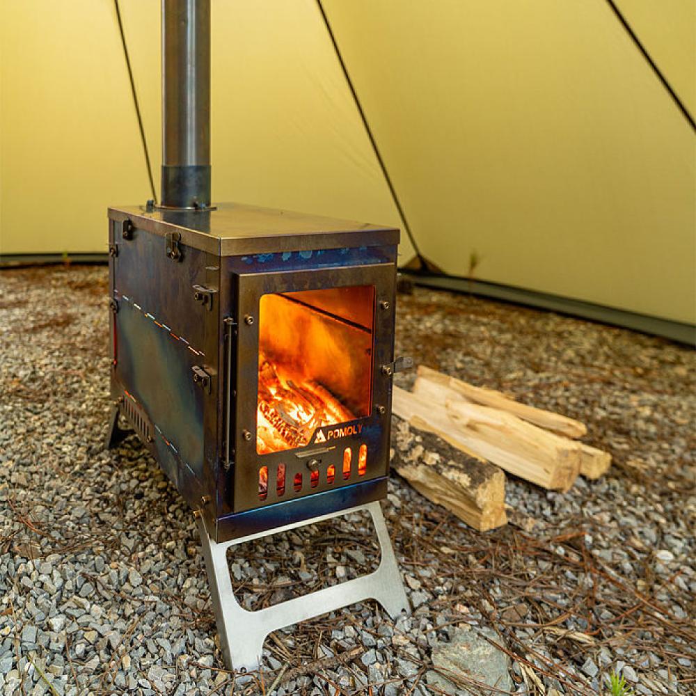 X-Ti Max | Double-Fold Titanium Wood Stove | POMOLY New Arrival 2025